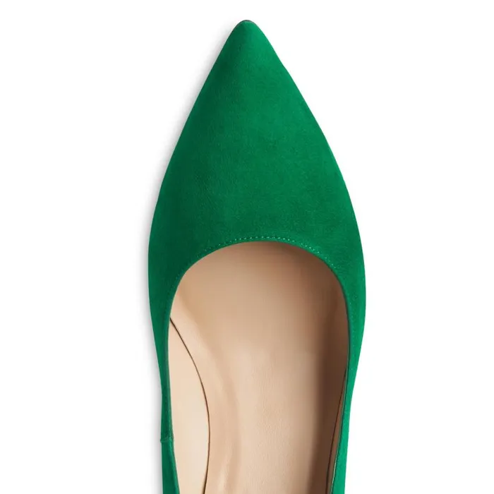Women Floret Green Suede Pointed Toe Courts Green LKBennett Court Shoes Women Floret Green Suede Pointed Toe Courts Green LKBennett Court Shoes