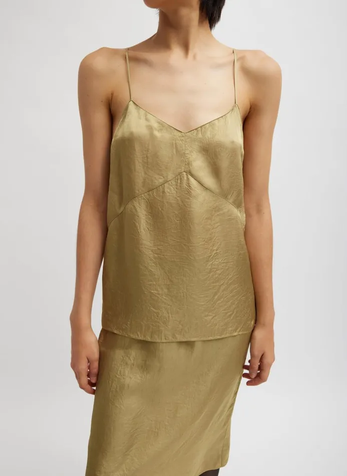 Women Fundamentals Tibi The Slip Cami Champagne