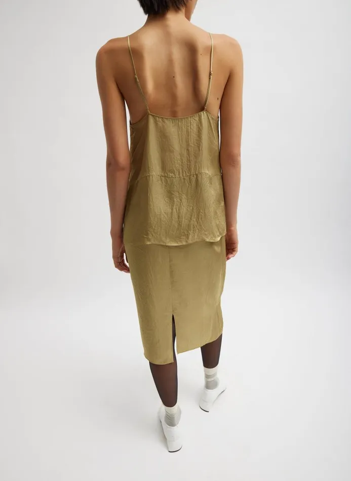Women Fundamentals Tibi The Slip Cami Champagne