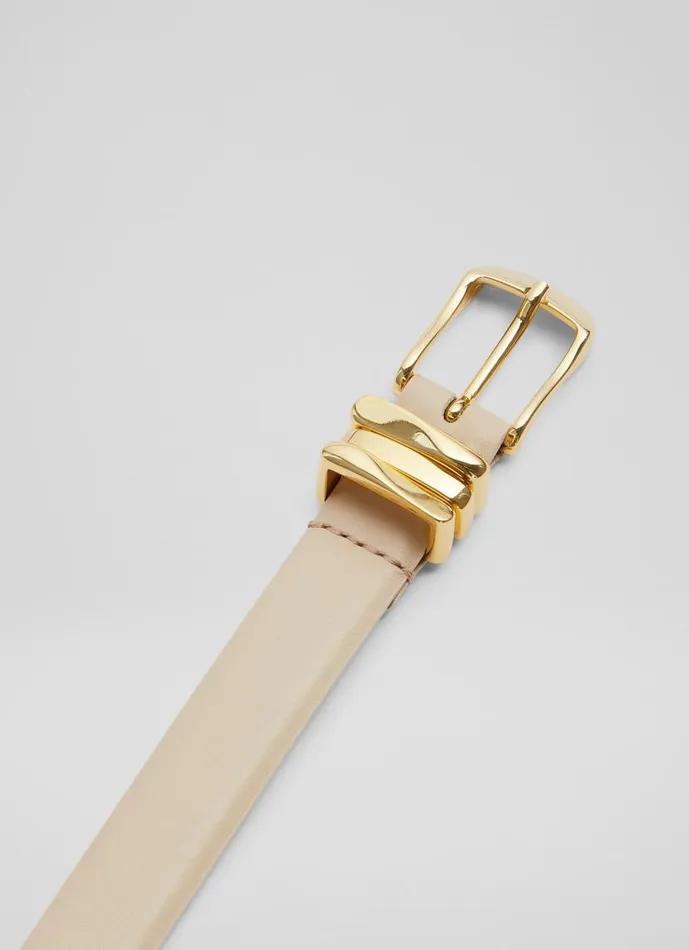 Women Georgette Beige Leather Belt LKBennett Belts Women Georgette Beige Leather Belt LKBennett Belts