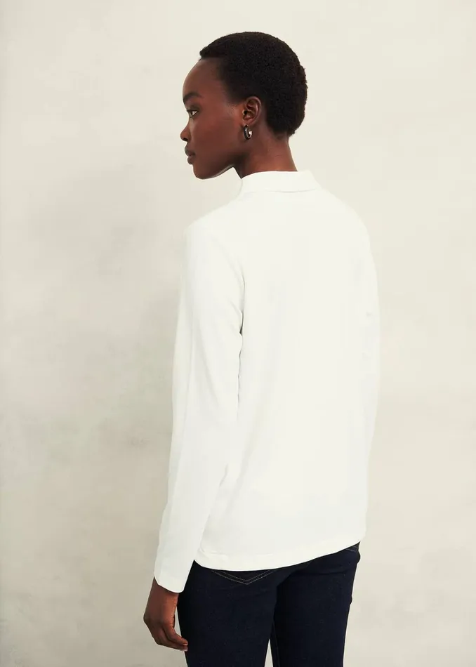 Women Gwen Collared Tunic Top Hobbs Ivory Hobbs Tops