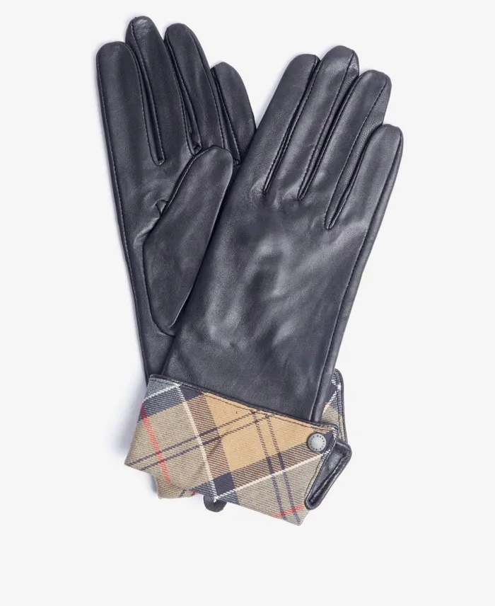 Women Hats Barbour Lady Jane Leather Gloves Blackdress Tartan
