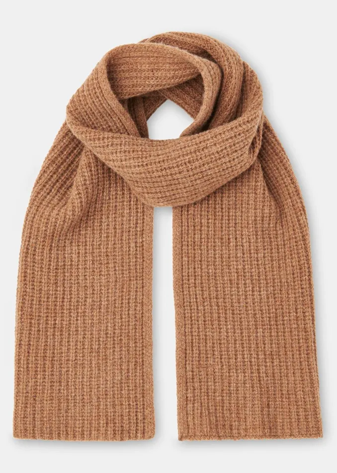 Women Hats Gloves and Scarves Whistles Camel Lambswool Scarf