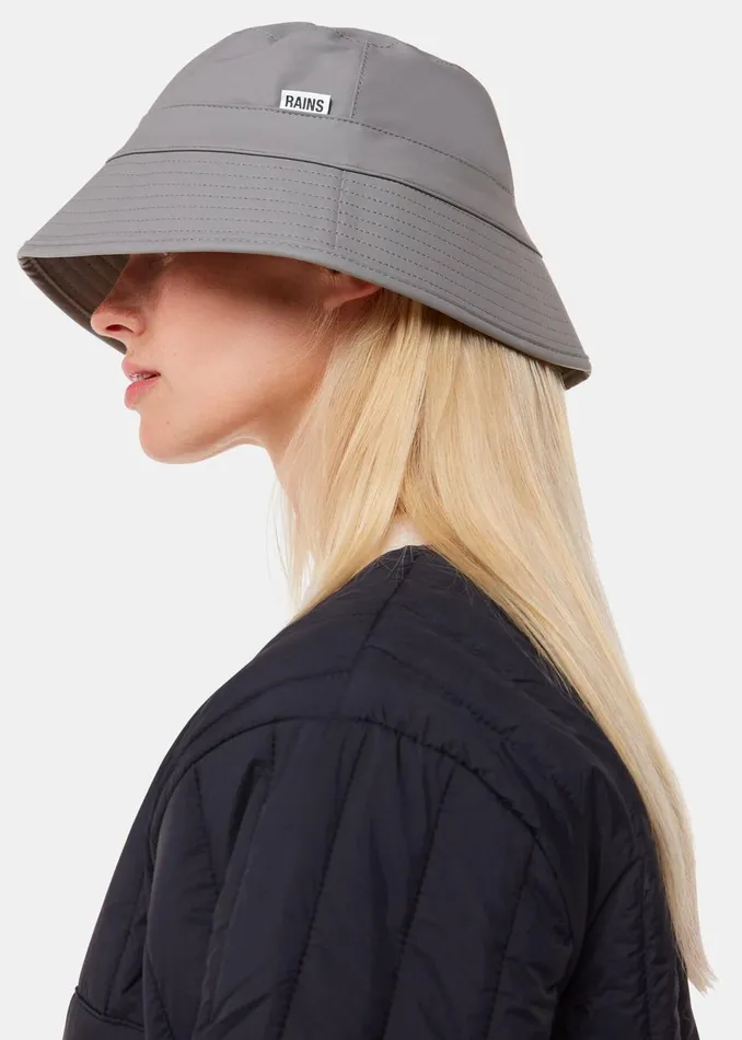 Women Hats Gloves and Scarves Whistles Grey Rains Bucket Hat