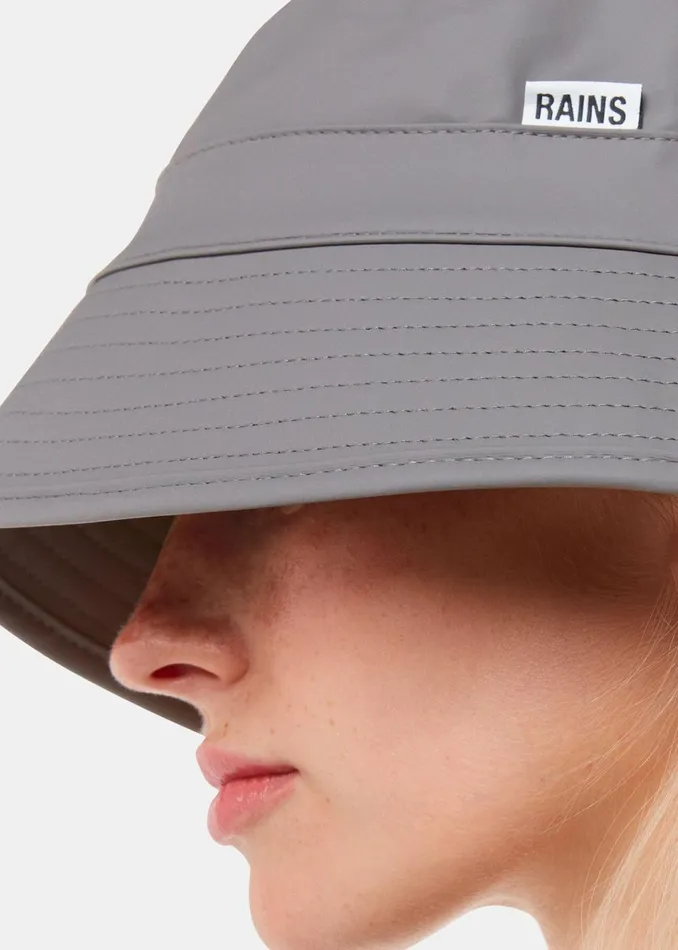 Women Hats Gloves and Scarves Whistles Grey Rains Bucket Hat