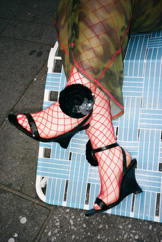 Women Heel Jeffrey Campbell FLORALINE Black Sequins