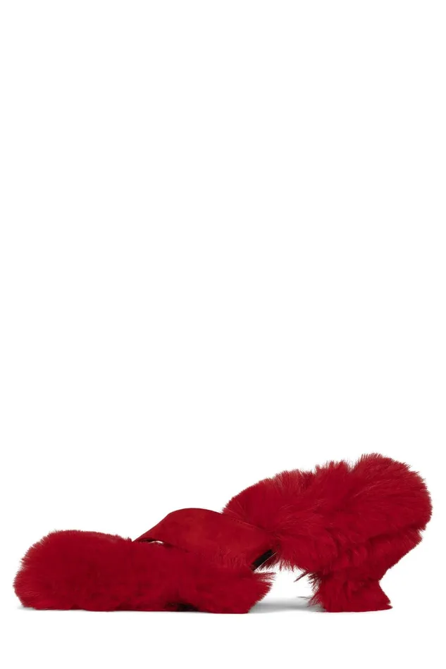 Women Heel Jeffrey Campbell FLUFFED Red