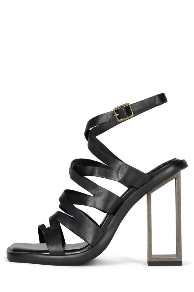 Women Heel Jeffrey Campbell IMPULSIVE Black Pewter