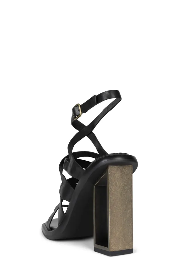Women Heel Jeffrey Campbell IMPULSIVE Black Pewter