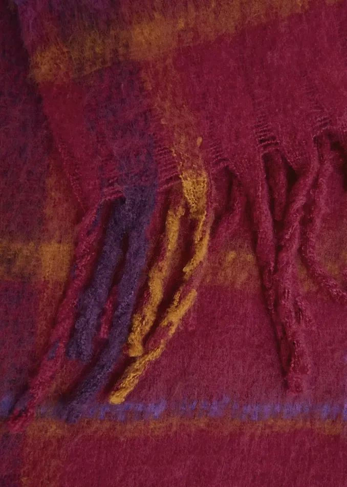 Women Helen Scarf Cranberry Pink Hobbs Scarves