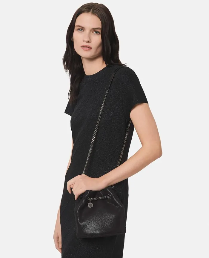 Women Iconic Falabella Stella McCartney Falabella Bucket Bag Black