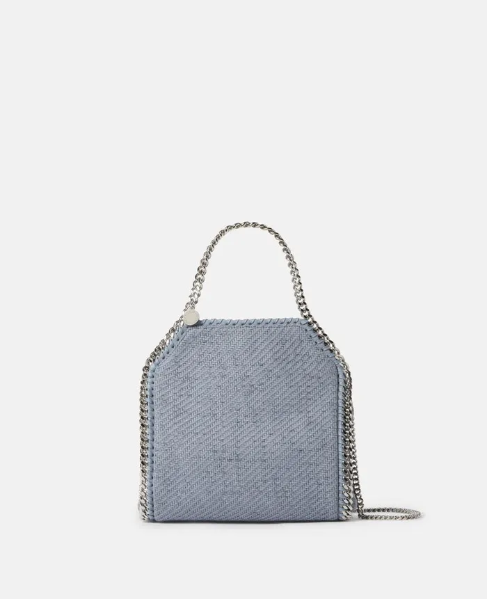 Women Iconic Falabella Stella McCartney Falabella Mini Tote Bag Blue Grey