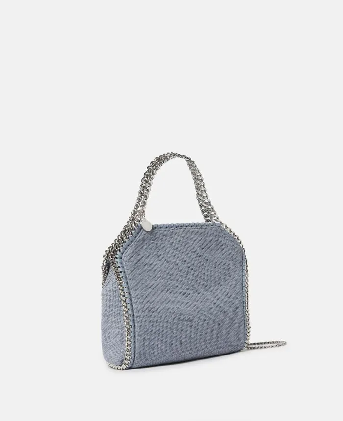 Women Iconic Falabella Stella McCartney Falabella Mini Tote Bag Blue Grey