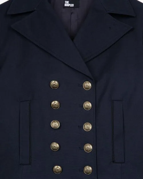Women Jackets and Blazers The Kooples Navy Blue Jacket Navy