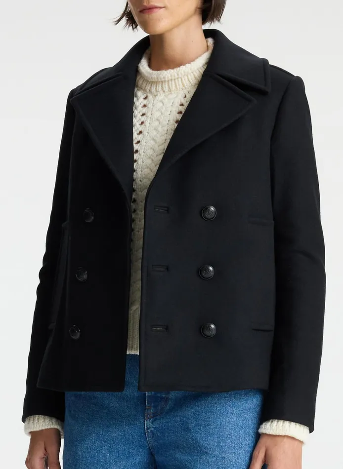 Women Jackets and Coats ALC Kensington Wool Jacket Deep Navy
