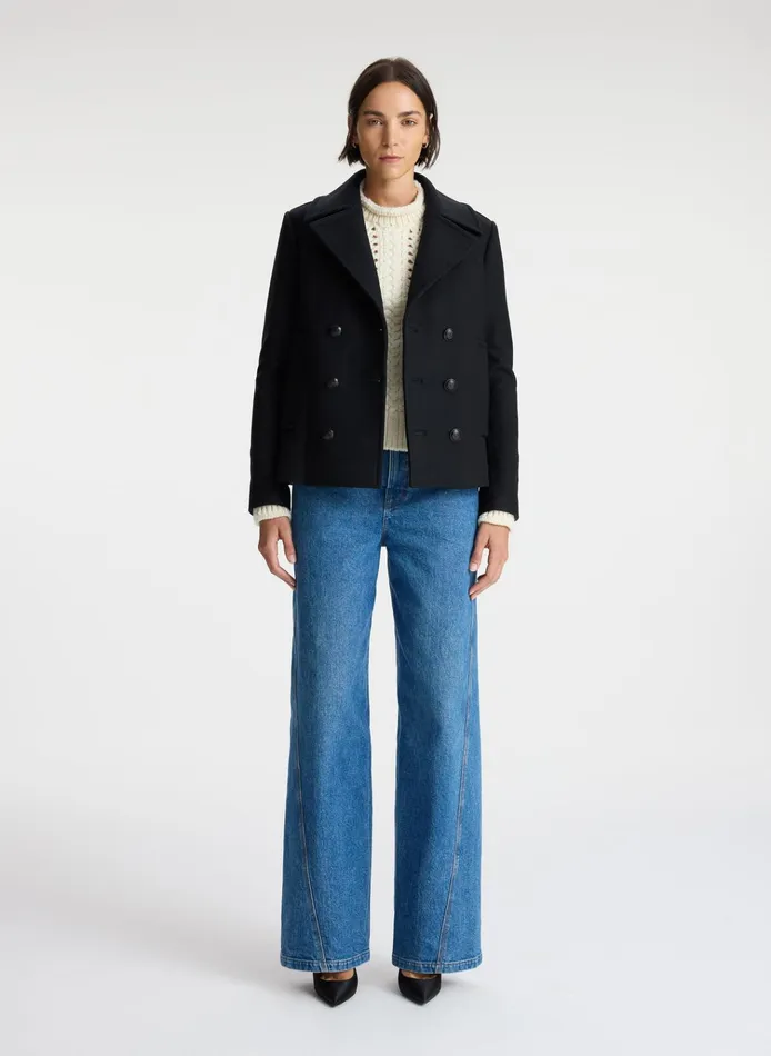 Women Jackets and Coats ALC Kensington Wool Jacket Deep Navy