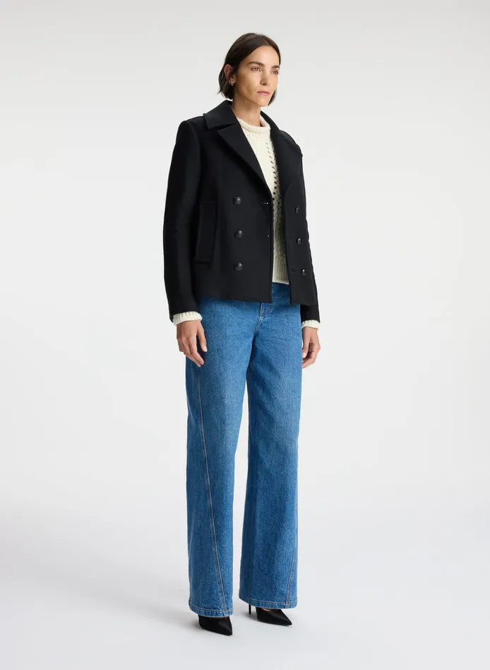 Women Jackets and Coats ALC Kensington Wool Jacket Deep Navy