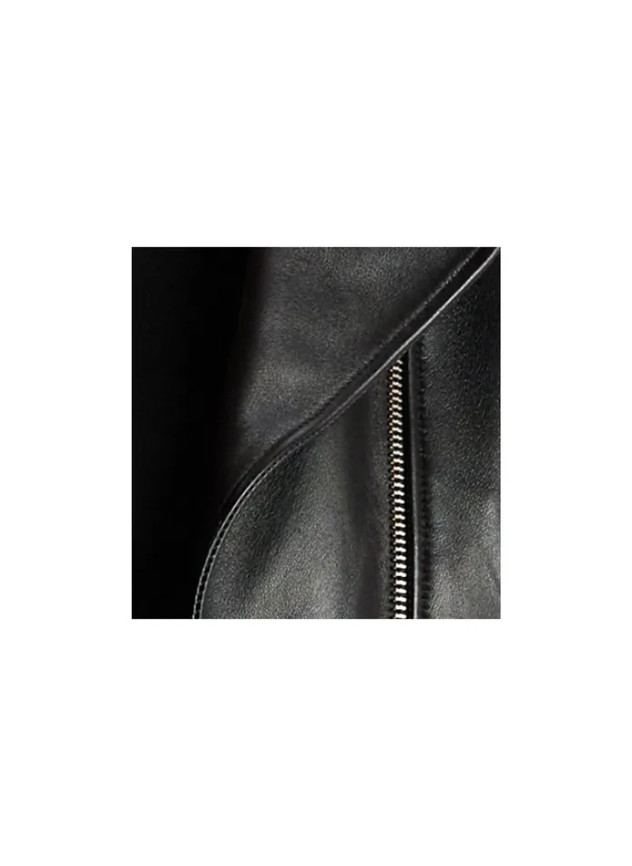 Women Jackets and Coats ALC Monroe Leather Jacket Black