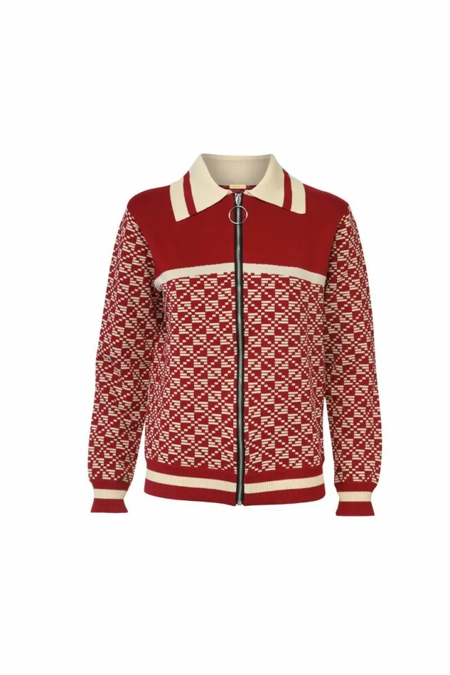 Women Jackets and Coats DODO BAR OR Yan Jacket Red Cream