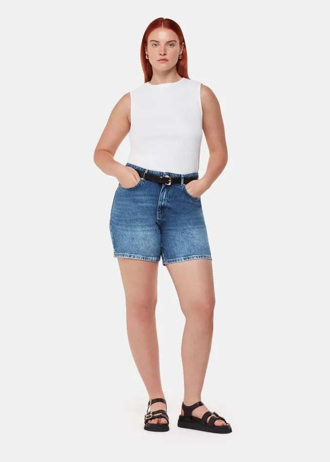 Women Jeans Whistles Denim Authentic Denim Short