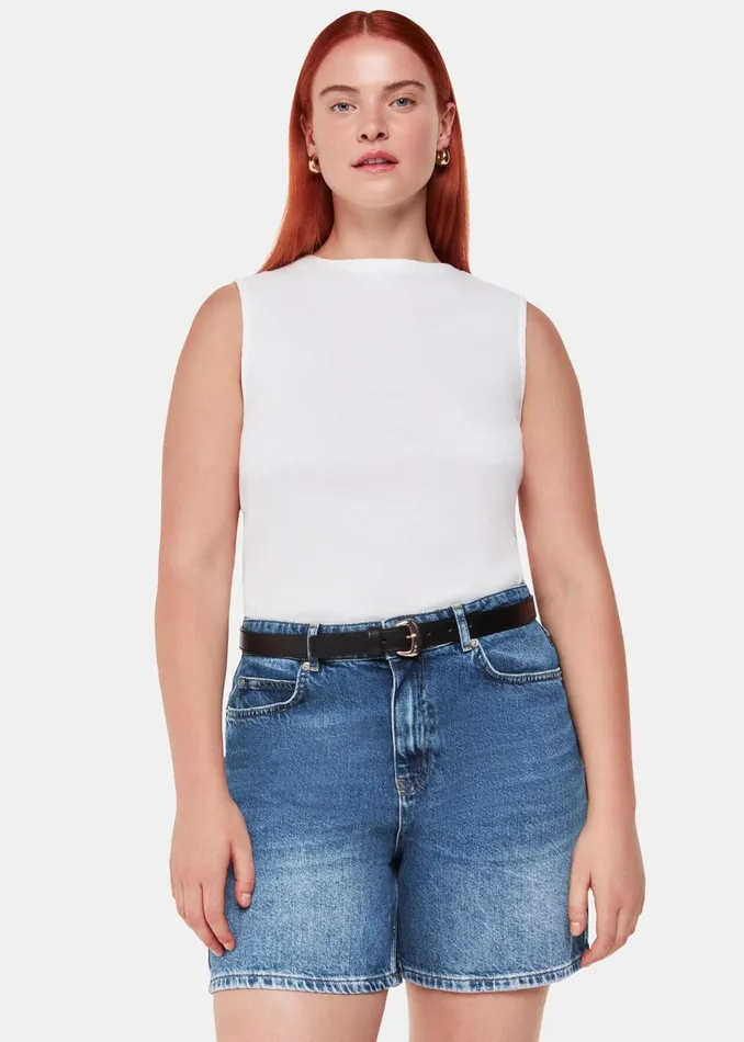 Women Jeans Whistles Denim Authentic Denim Short