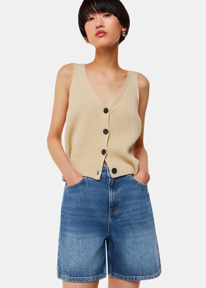 Women Jeans Whistles Denim Authentic Denim Short