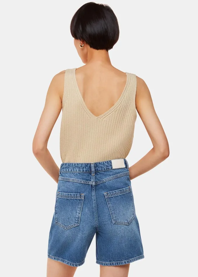 Women Jeans Whistles Denim Authentic Denim Short