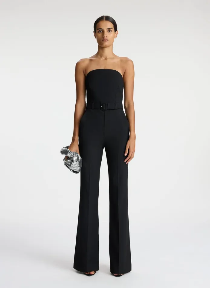 Women Jumpsuits ALC Kate Strapless Jumpsuit Black
