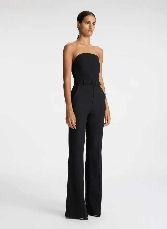 Women Jumpsuits ALC Kate Strapless Jumpsuit Black