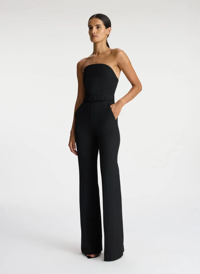 Women Jumpsuits ALC Kate Strapless Jumpsuit Black