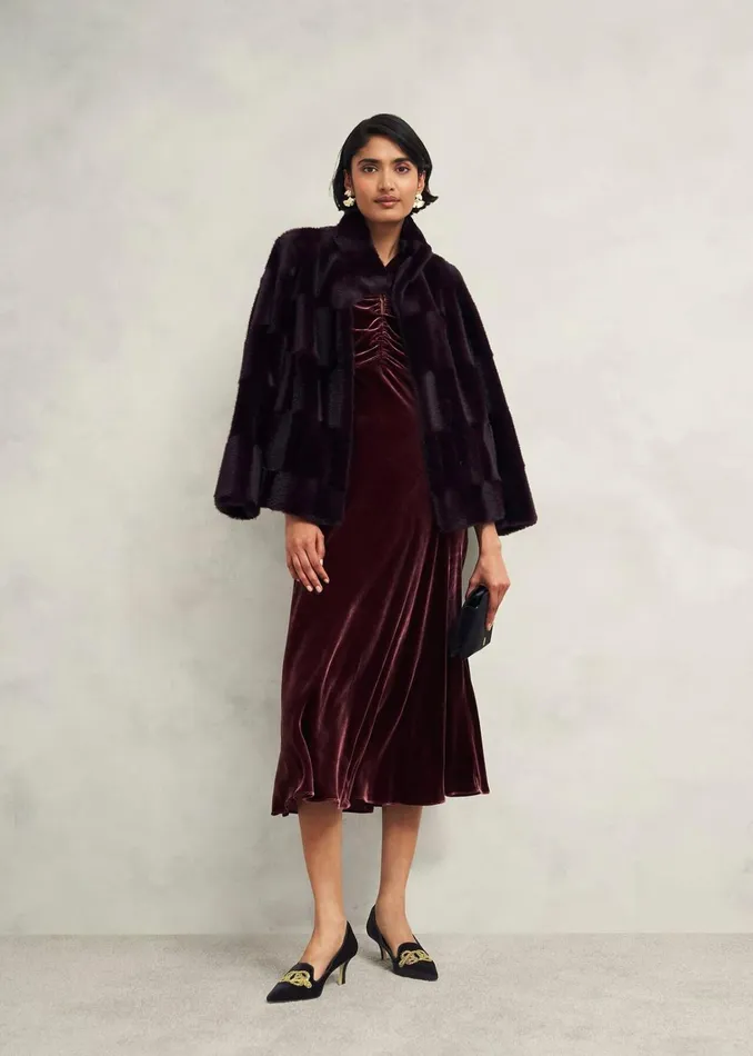 Women Keston Embellished Velvet Courts Black Hobbs Court Shoes