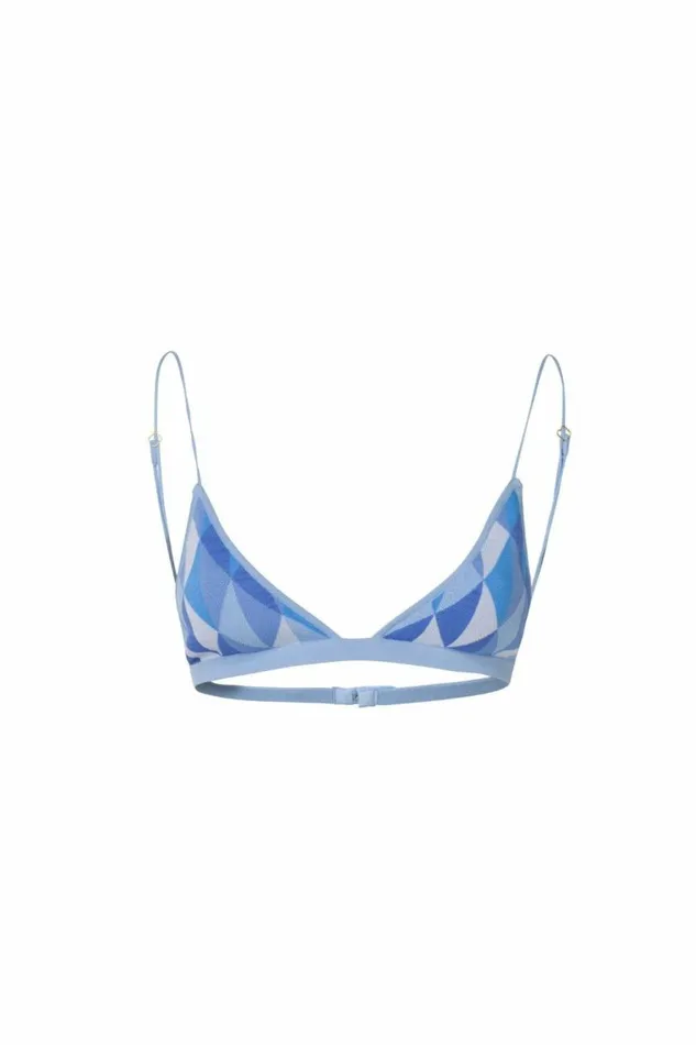 Women Knitwear DODO BAR OR Gina Bra Blue
