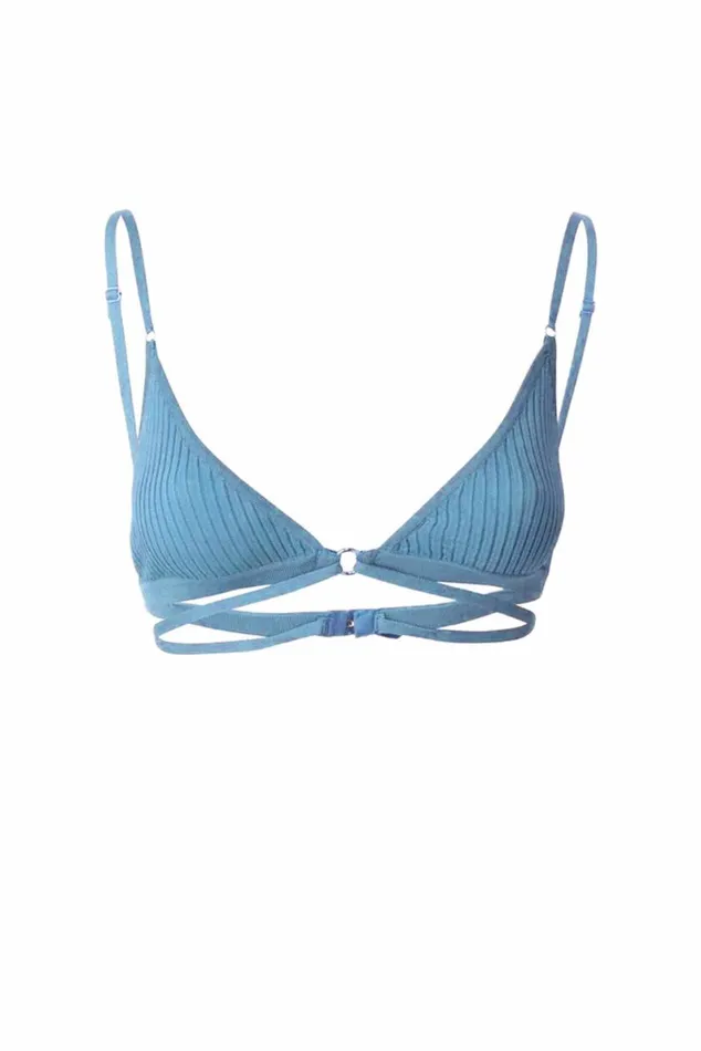 Women Knitwear DODO BAR OR Goldie Bra Blue