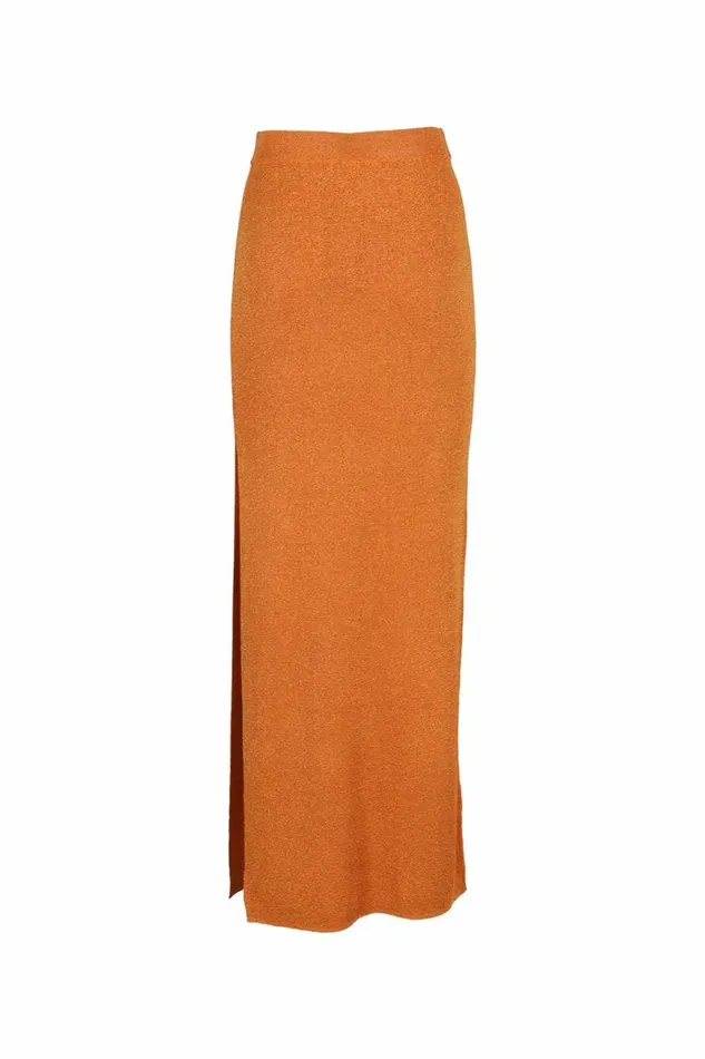Women Knitwear DODO BAR OR Loren Skirt Orange