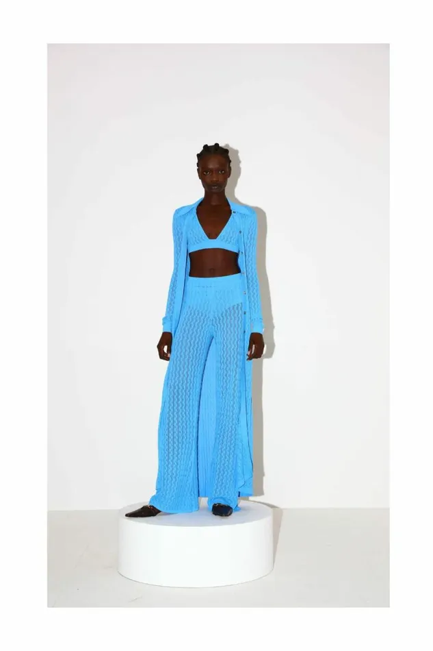 Women Knitwear DODO BAR OR Mai Bra Turquoise