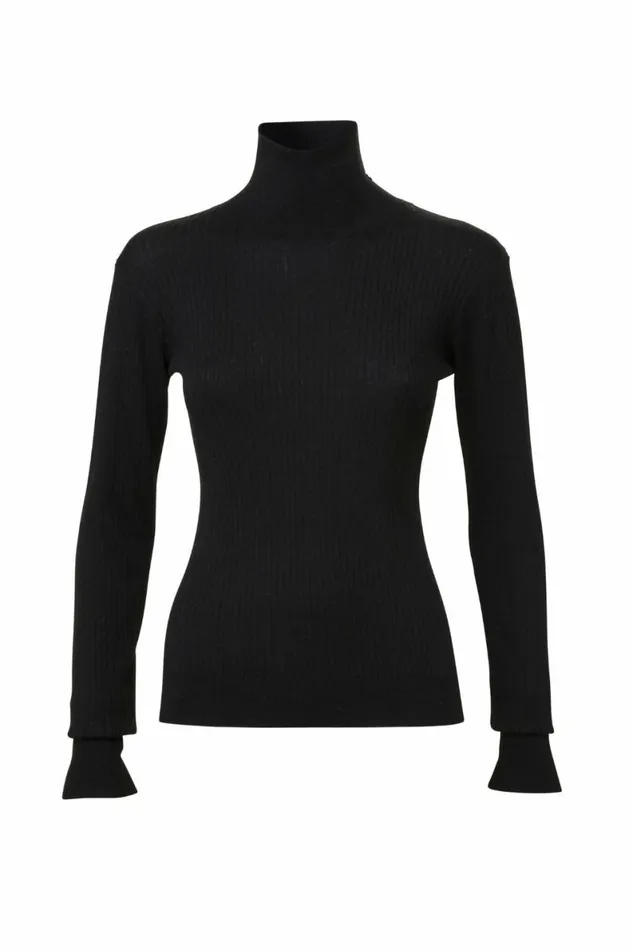 Women Knitwear DODO BAR OR Van Turtleneck Black