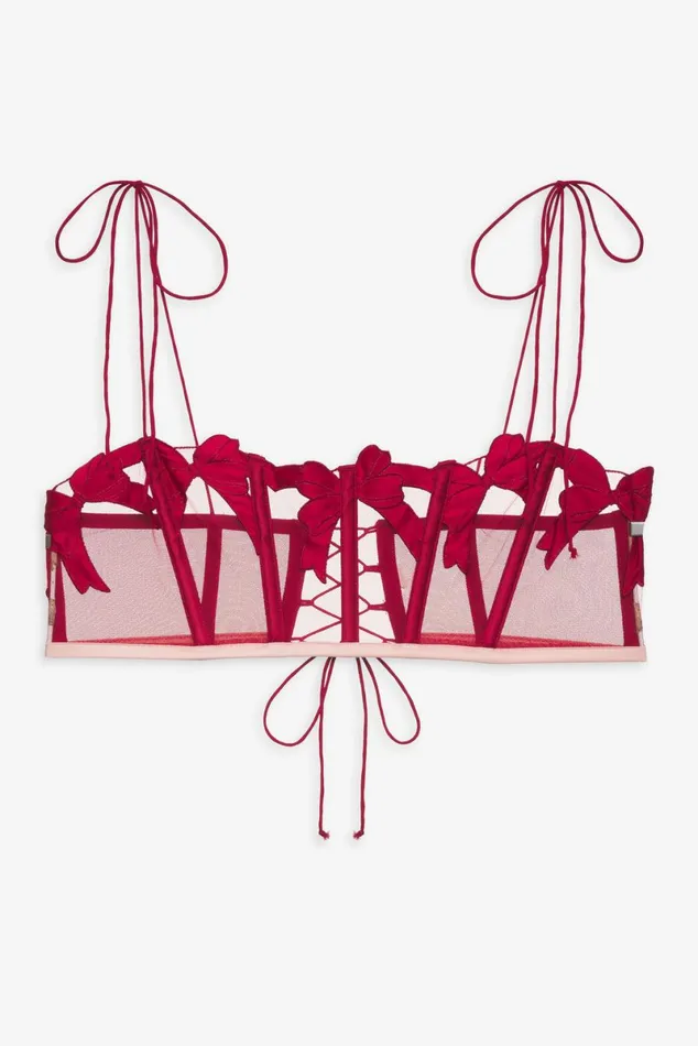 Women Lingerie For Love and Lemons Acacia Underwire Bra Red Women Lingerie For Love and Lemons Acacia Underwire Bra Red