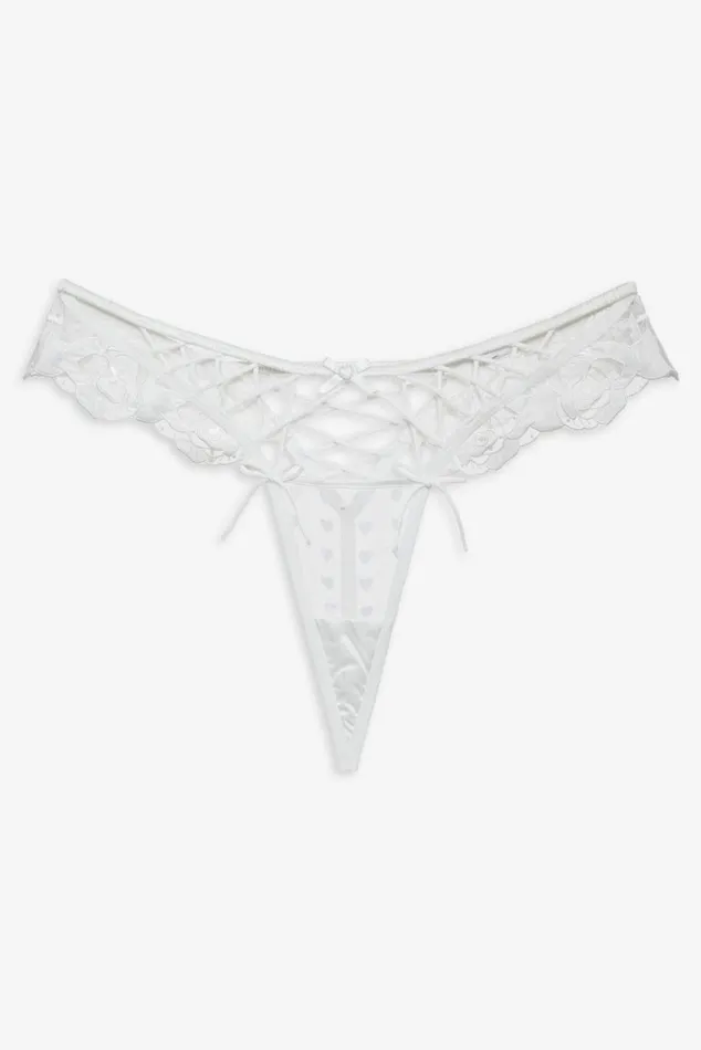 Women Lingerie For Love and Lemons Amore Lace Panty White Women Lingerie For Love and Lemons Amore Lace Panty White