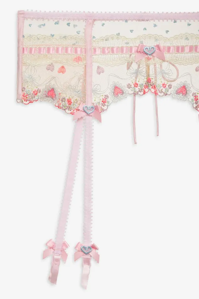 Women Lingerie For Love and Lemons Gabriella Garter Belt Pink Women Lingerie For Love and Lemons Gabriella Garter Belt Pink