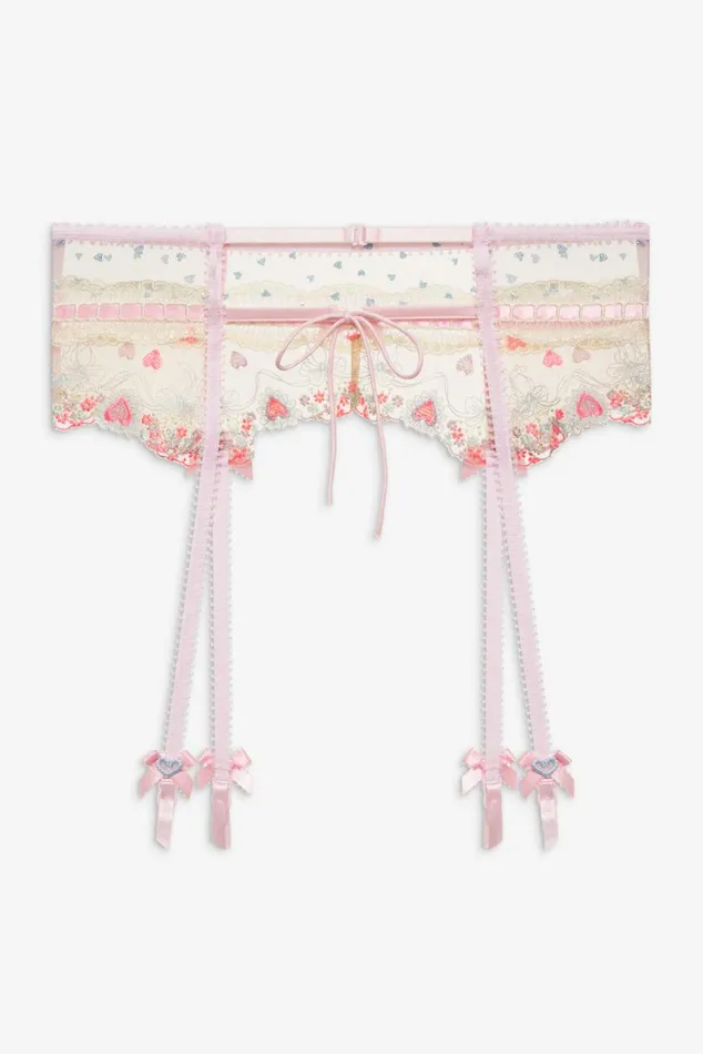 Women Lingerie For Love and Lemons Gabriella Garter Belt Pink Women Lingerie For Love and Lemons Gabriella Garter Belt Pink