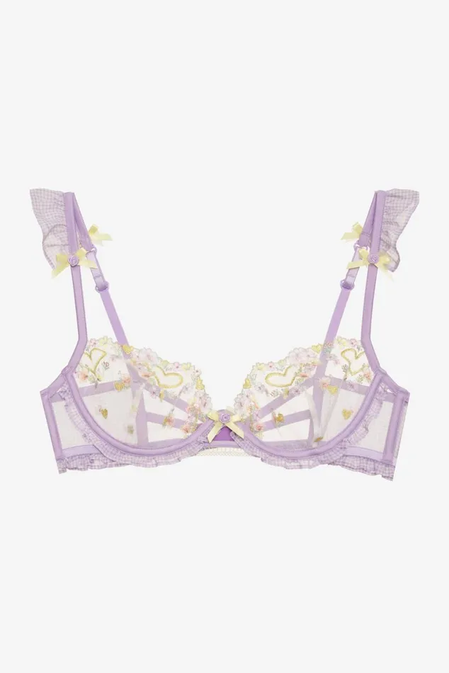 Women Lingerie For Love and Lemons Heart Wreath Underwire Bra Yellow Women Lingerie For Love and Lemons Heart Wreath Underwire Bra Yellow
