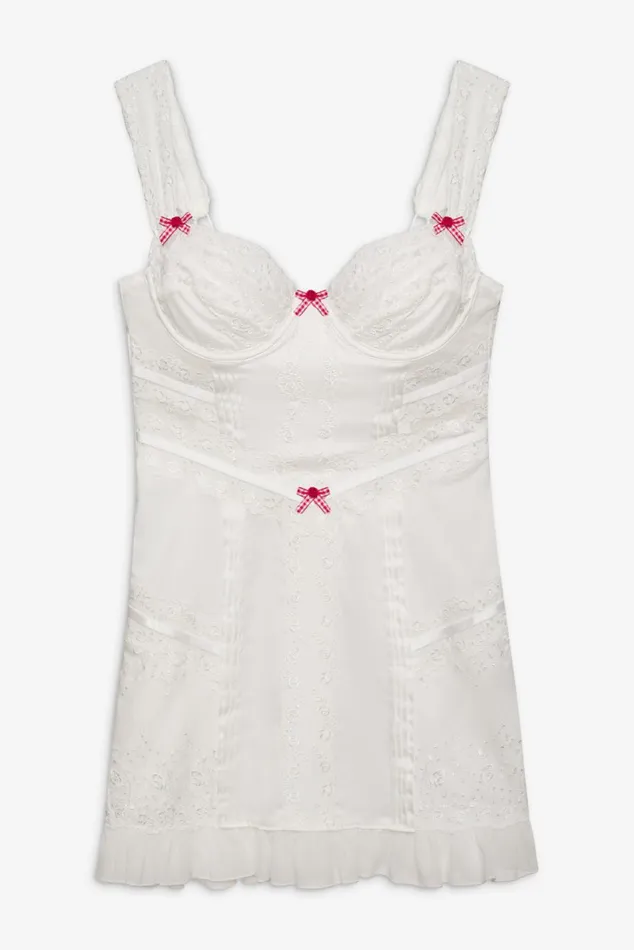 Women Lingerie For Love and Lemons Martha Slip Dress White Women Lingerie For Love and Lemons Martha Slip Dress White