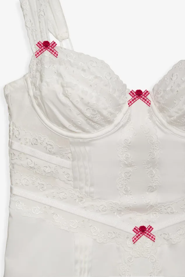 Women Lingerie For Love and Lemons Martha Slip Dress White Women Lingerie For Love and Lemons Martha Slip Dress White