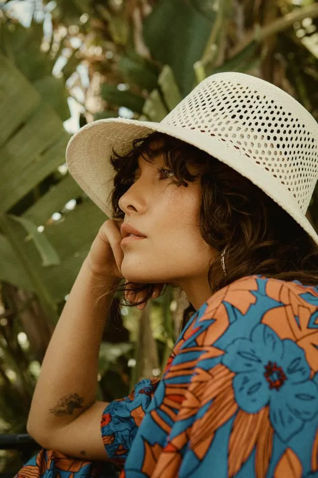Women Lopez Panama Straw Bucket Hat Catalina Sand Brixton Straw Hats