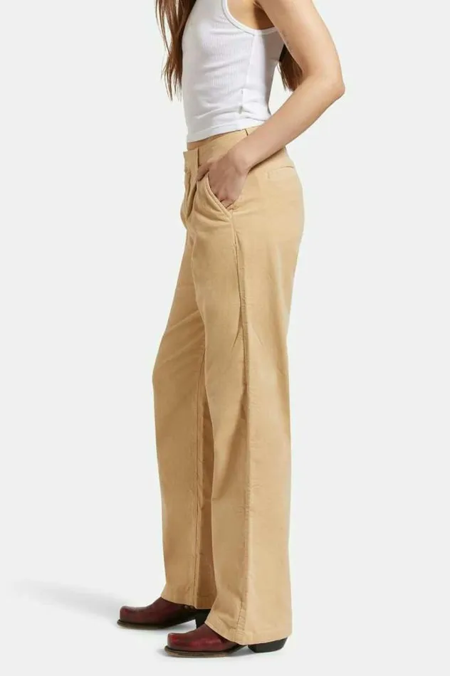 Women Ludlow Trouser Pant Oat Milk Brixton Pants Women Ludlow Trouser Pant Oat Milk Brixton Pants