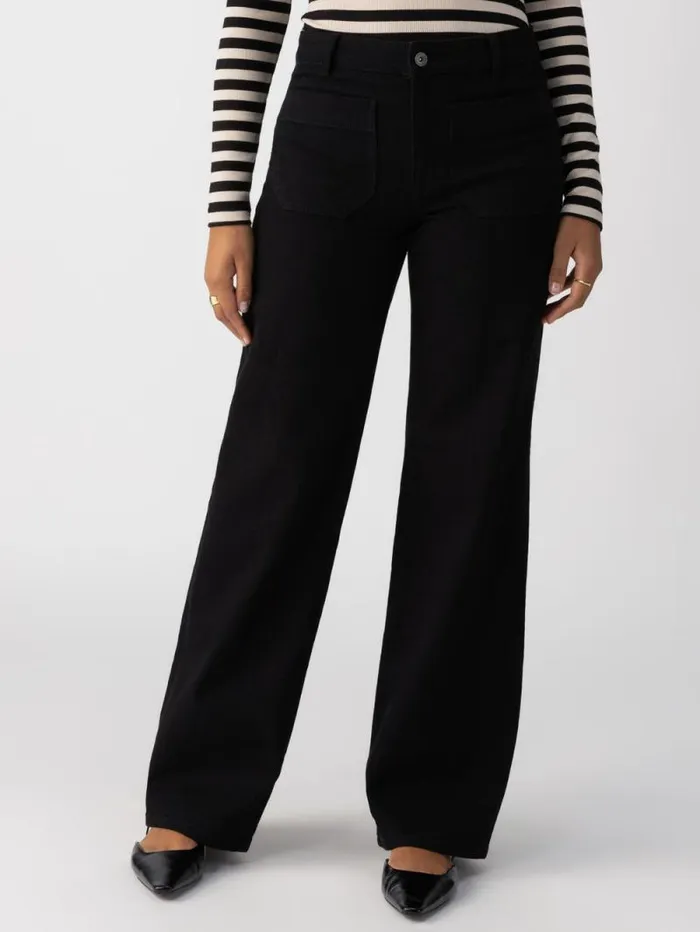 Women Marine Full Length Standard Rise Jeans Black Sanctuary Clothing Denim