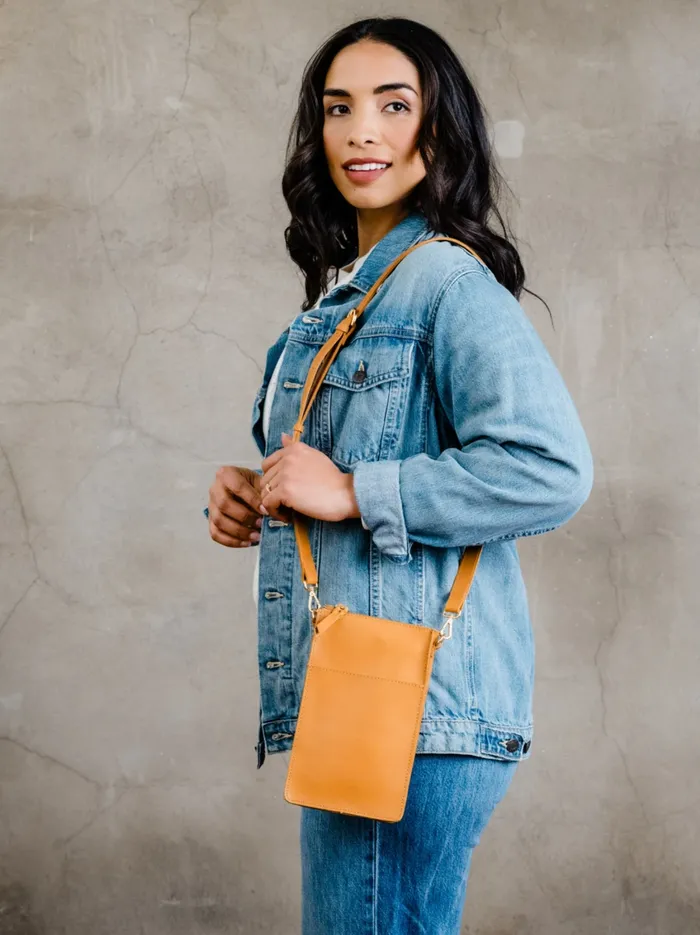 Women Maybelle Phone Crossbody Cognac Crossbody Bags Able