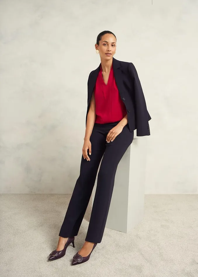 Women Mel Jacket Navy Hobbs Coats and Jackets