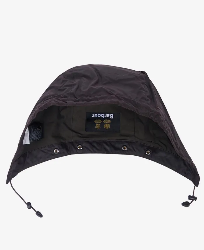 WomenMen Hoods and Liners Barbour Waxed Cotton Plain Hood Black WomenMen Hoods and Liners Barbour Waxed Cotton Plain Hood Black