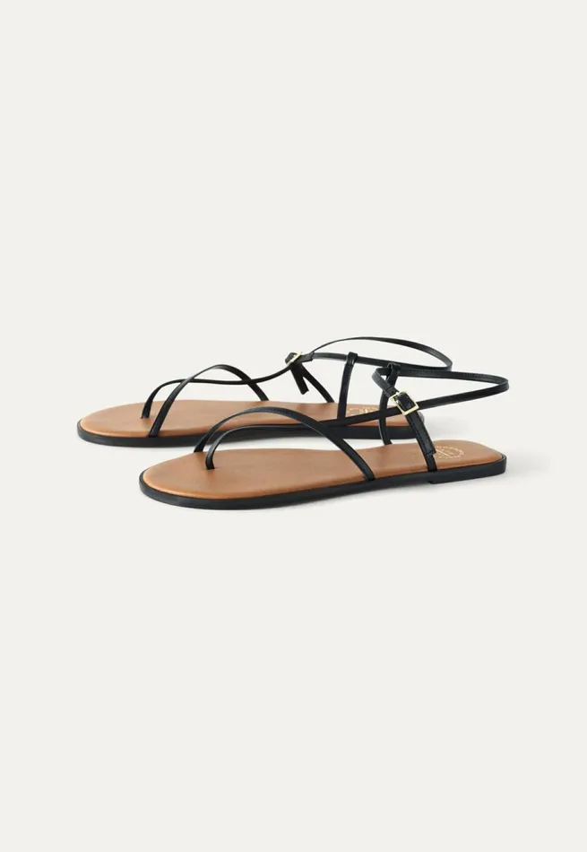 Women Multistraps Sandals Black Poetry Fashion Footwear